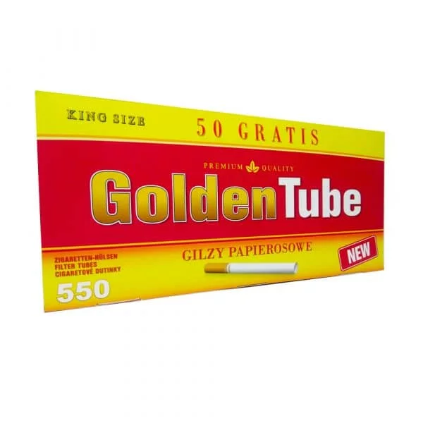 Цигаркові гільзи з фільтром Golden Tube Сигаретные гильзы с фильтром Golden Tube
