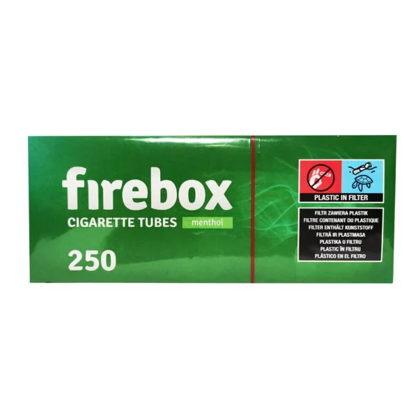Цигаркові гільзи з фільтром Firebox Mentol 200 шт.