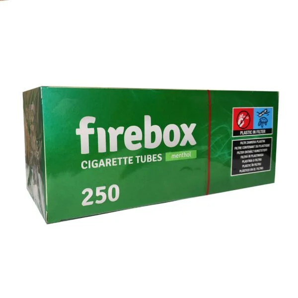 Цигаркові гільзи з фільтром Firebox Mentol 200 шт.