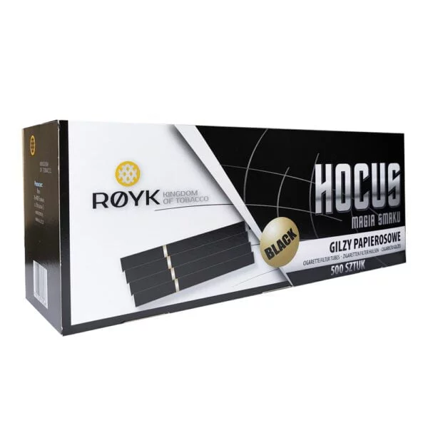 Hocus_Black2 Цигаркові гільзи Hocus Black 500