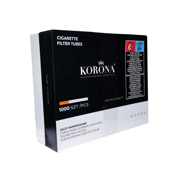 Цигаркові гільзи Korona 1000 шт. Сигаретные гильзы Korona 1000 шт.