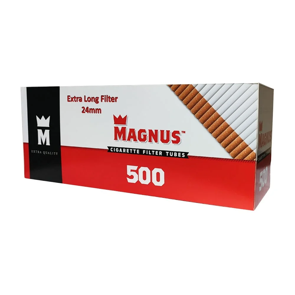 Сигаретные гильзы Magnus 500 шт. Фильтр 24 мм. Цигаркові гільзи Magnus 500 шт. Фільтр 24 мм.