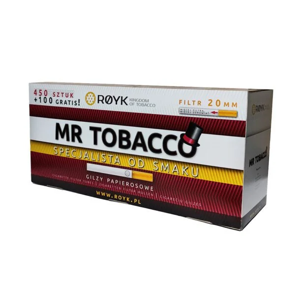 Цигаркові гільзи Mr.Tabacco 550 шт. Сигаретные гильзы Mr.Tabacco 550 шт.