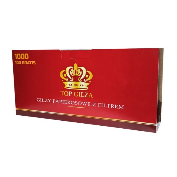 Цигаркові гільзи TOP GILZA 1000 шт. Сигаретные гильзы TOP GILZA 1000 шт.