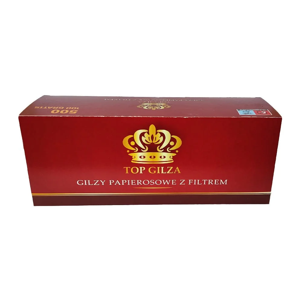 Цигаркові гільзи TOP GILZA 500 шт. Білі. Сигаретные гильзы TOP GILZA 500 шт. Белые.