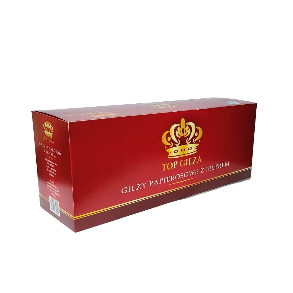 Цигаркові гільзи TOP GILZA 500 шт. Білі. Сигаретные гильзы TOP GILZA 500 шт. Белые.