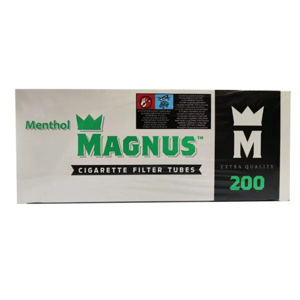 Цигаркові гільзи Magnus menthol 200 шт Сигаретные гильзы Magnus menthol 200 шт