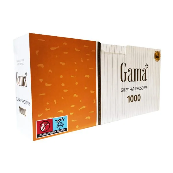 Цигаркові гільзи Gama 1000 шт. Сигаретные гильзы Gama 1000 шт.