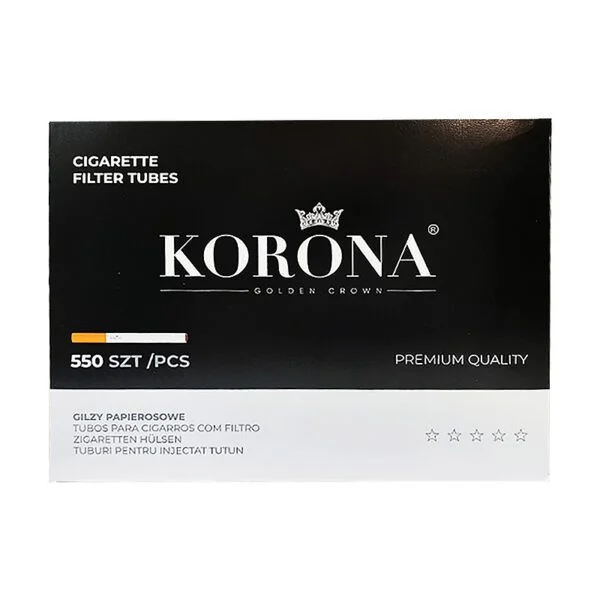 Цигаркові гільзи Korona 550 шт. Сигаретные гильзы Korona 550 шт.