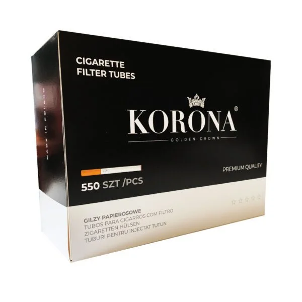Цигаркові гільзи Korona 550 шт. Сигаретные гильзы Korona 550 шт.