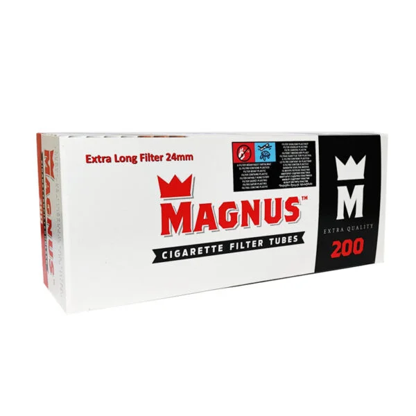 Сигаретные гильзы Magnus 500 шт. Фильтр 24 мм. Цигаркові гільзи Magnus 500 шт. Фільтр 24 мм.